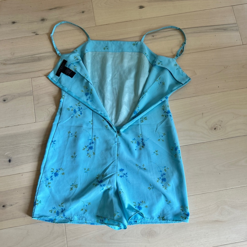 Y2K Express Floral Skort Mini Dress Romper 3/4 - Picture 4 of 15